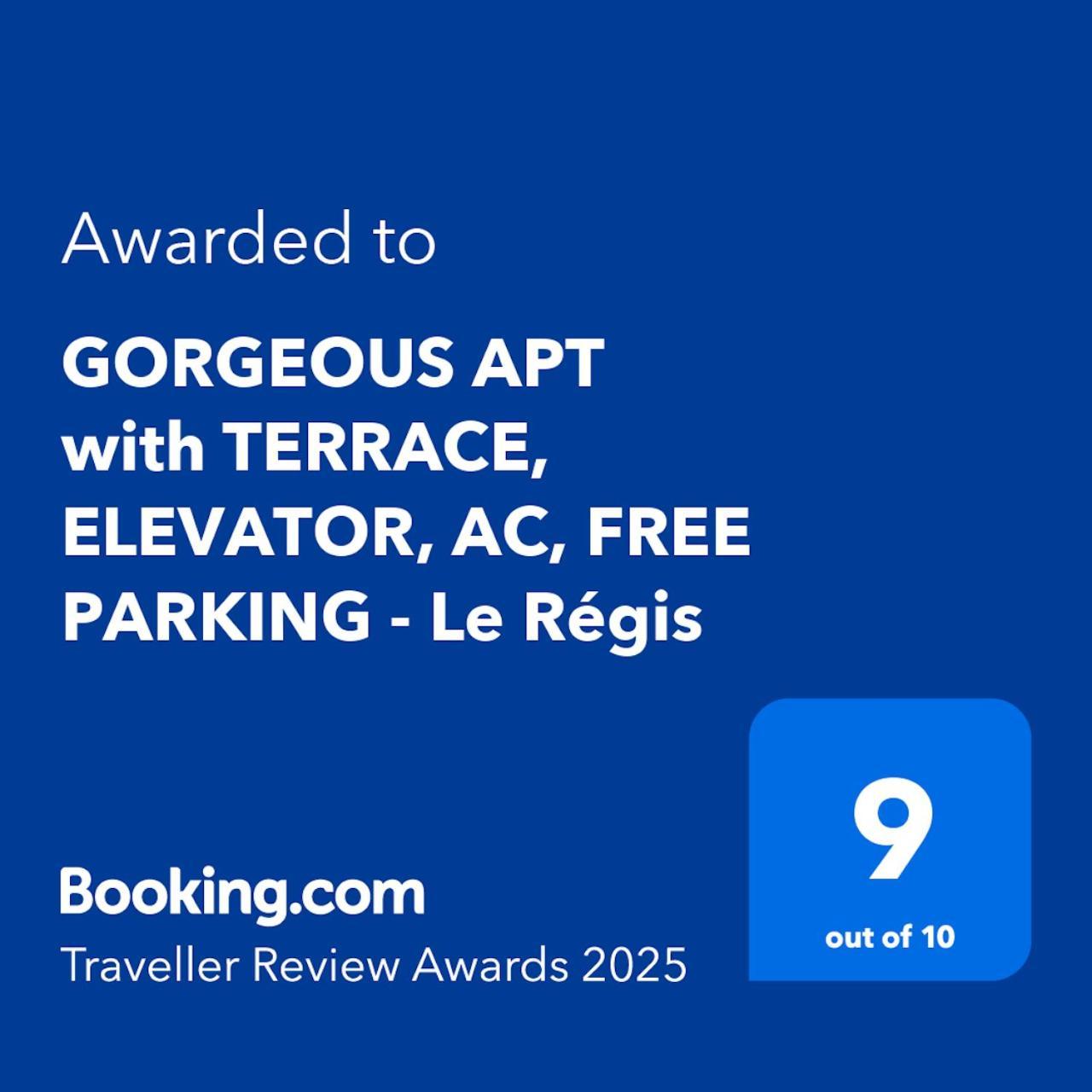 Gorgeous Apt With Terrace, Elevator, Ac, Free Parking - Le Regis 케인즈수르메르 외부 사진