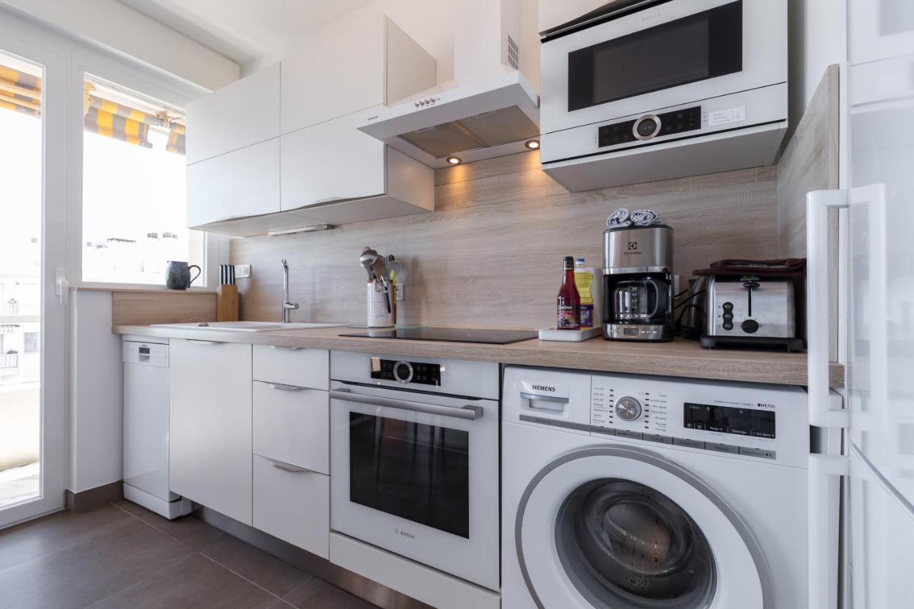 Gorgeous Apt With Terrace, Elevator, Ac, Free Parking - Le Regis 케인즈수르메르 외부 사진