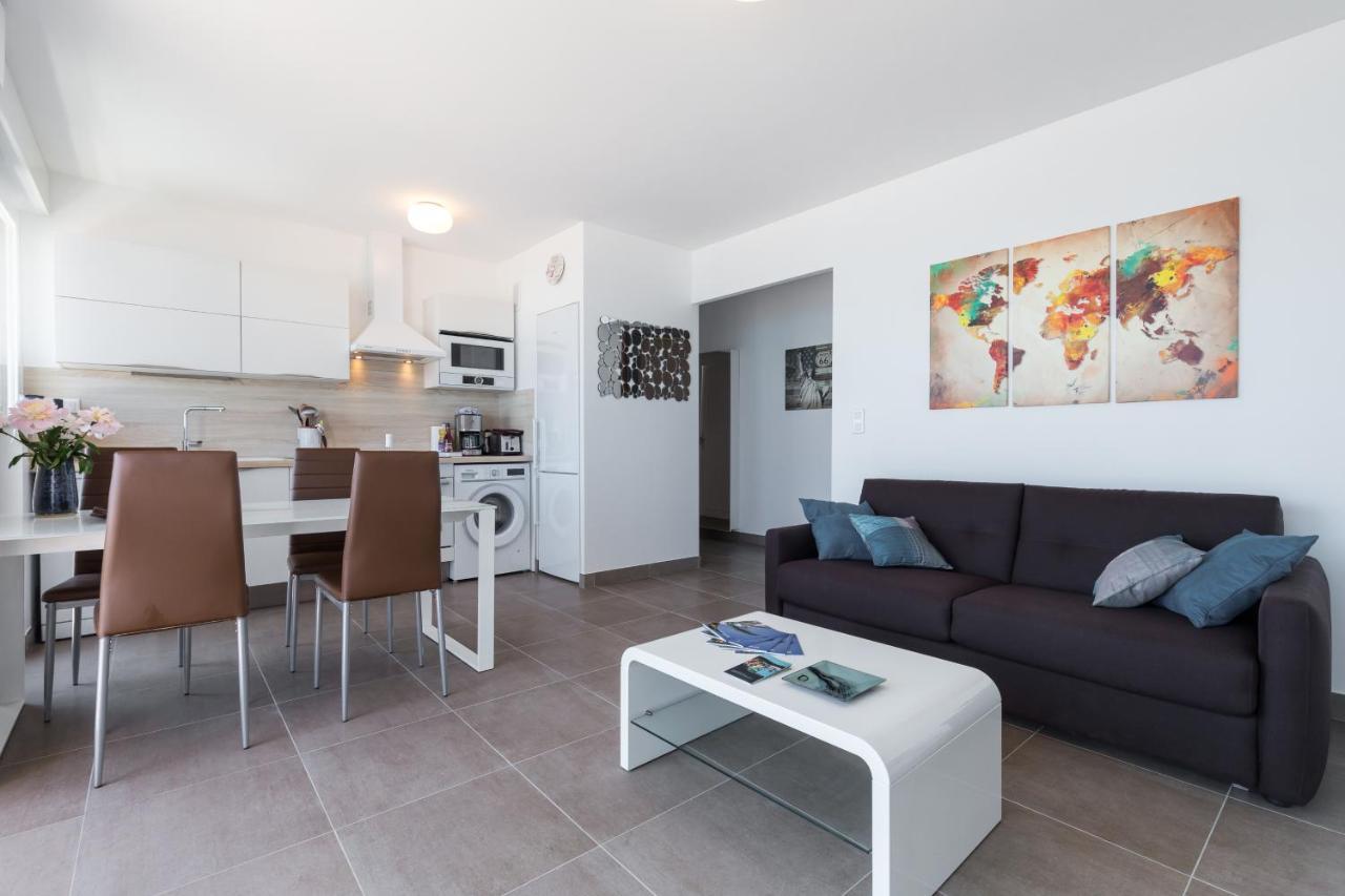 Gorgeous Apt With Terrace, Elevator, Ac, Free Parking - Le Regis 케인즈수르메르 외부 사진